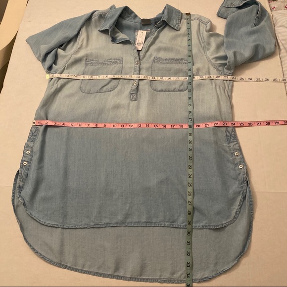 Ny &co | light Blue v-neck lyocell top - Picture 5 of 6